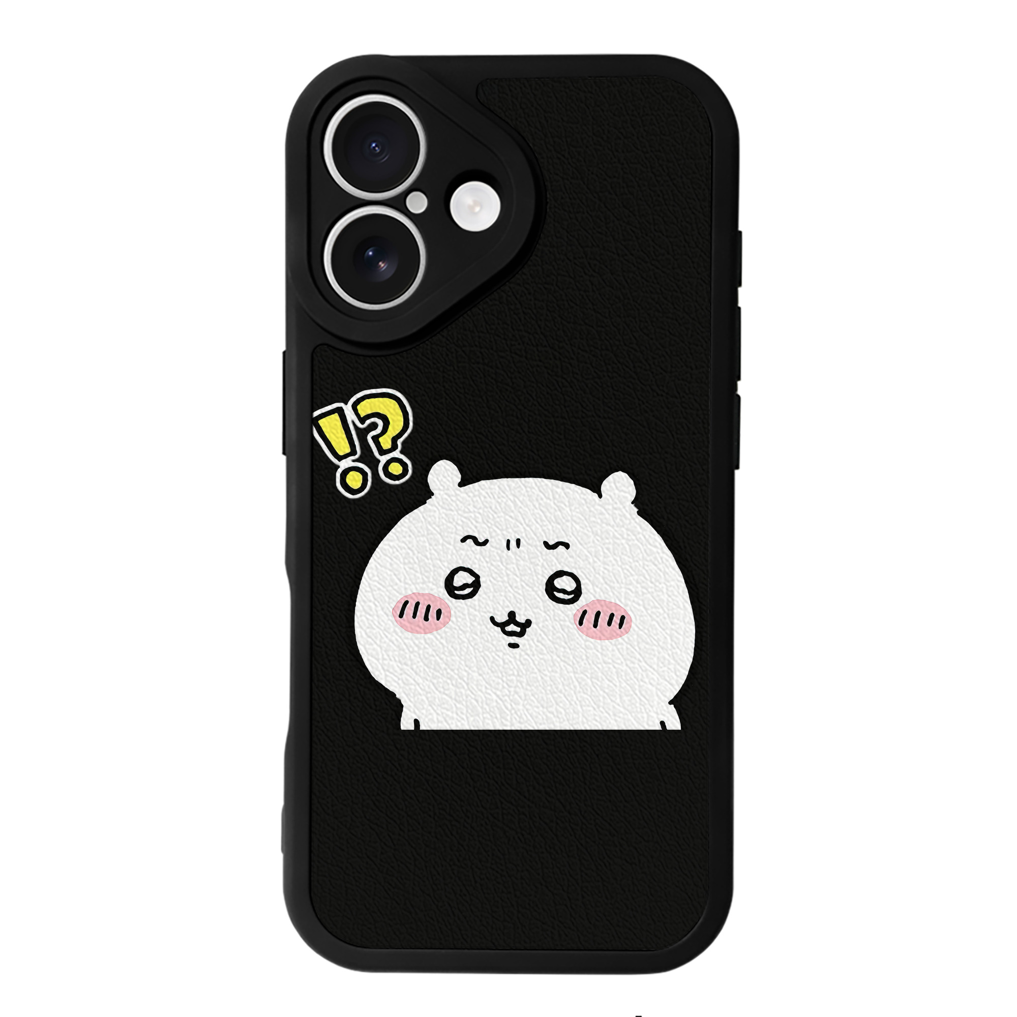 （画像用） ちいかわ ちいかわ Chii-kawa chiikawa 【iPhone 16シリーズ対応】シリコンスマホケース（レザー調） 材質：シリコン